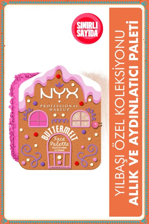 پالت صورت Buttermelt NYX Professional Makeup