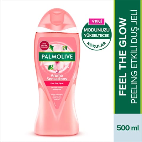 Palmolive Aroma Sensations ژل شستشوی بدن و حمام بازسازی کننده پوست Feel Glow 500 میلیلیتر