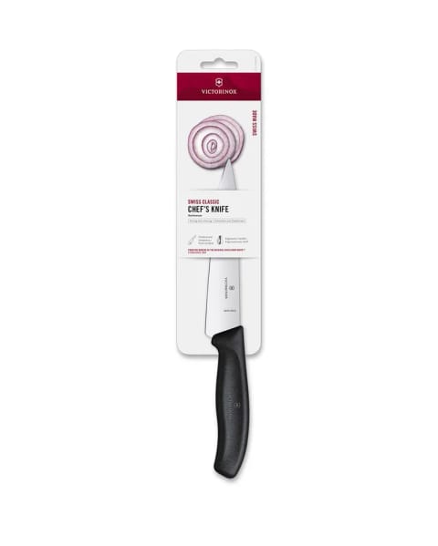 چاقوی سرآشپز Victorinox VT 6.8003.15B استیل ضدزنگ ۱۵ سانتی‌متری