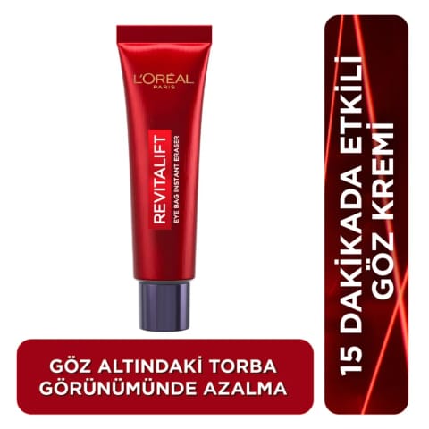 Loreal Paris Revitalift Lazer Eyebag Instant Eraser کرم دور چشم ضد پف زیر چشم