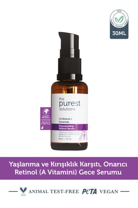 The Purest Solutions ضد چین و چروک، ترمیمکننده شبانه Retinol (ویتامین A)