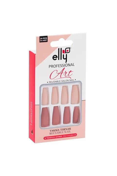 ناخن مصنوعی Elly مدل ۲۴ عددی ELLYNAIL0082