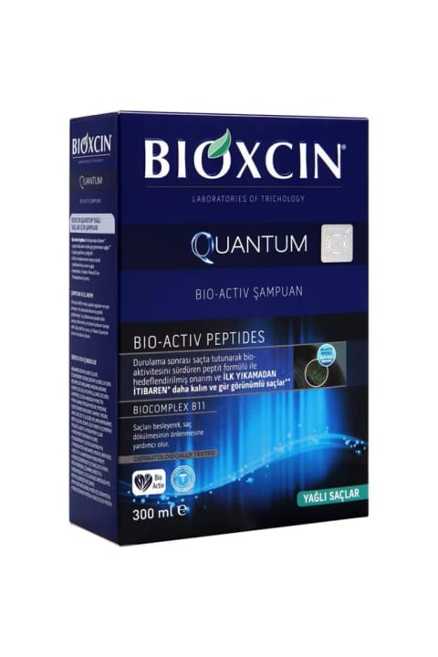 Bioxcin Quantum شامپو 300 میلیلیتری موی چرب