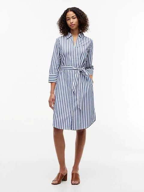 Tommy Hilfiger زنانه Essential Poplin پیراهن معمولی