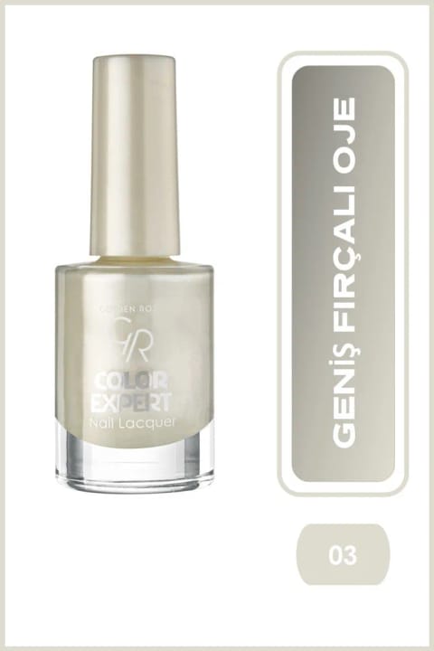 Golden Rose Color Expert Nail Lacquer - 03 - فرچه پهن لاک