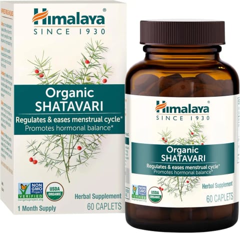 Himalaya Organic Shatavari 1300 mg، 60 کپلت