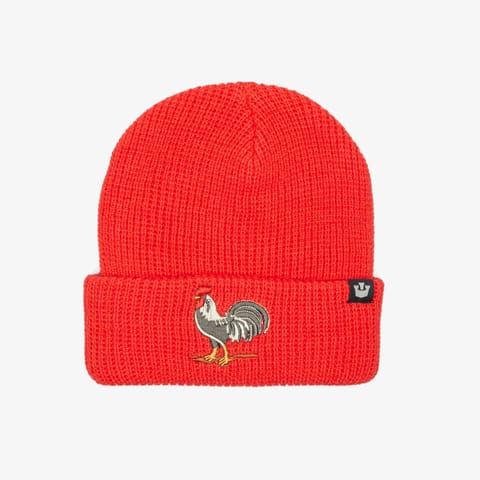 کلاه بافت Goorin Bros Ribbed Rooster یونیسکس قرمز