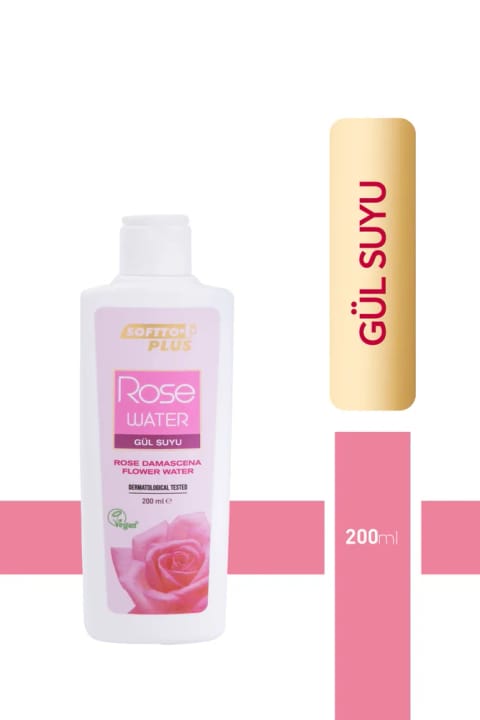 Softto Plus گلاب 200 میلیلیتر