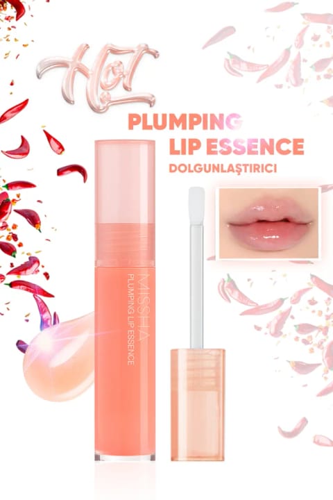 میشا اسانس مراقبت از لب با اثر حجمدهنده Plumping Lip Essence (شماره 1 Hot)