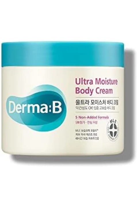 کرم بدن Derma B برای پوستهای بسیار خشک، آبرسانی شدید و طولانیمدت