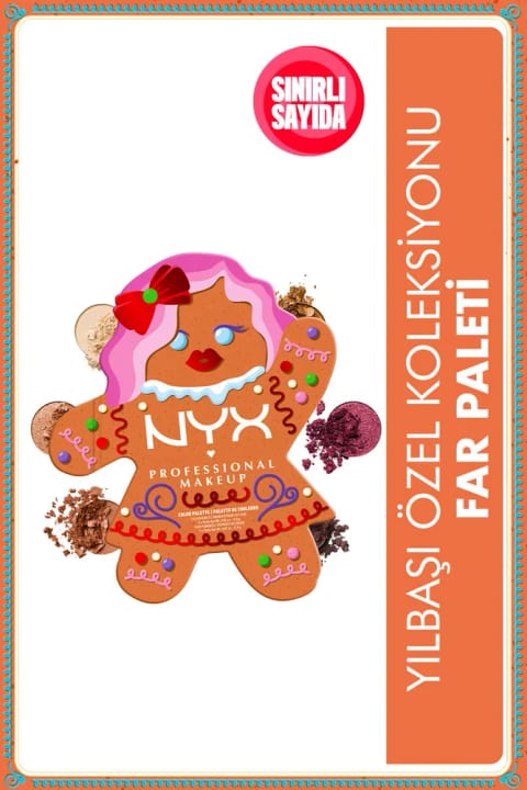 پالت سایه چشم NYX Professional Makeup Holiday Gingerbaddie