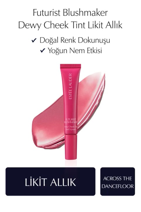 رژگونه مایع Estee Lauder Futurist Blushmaker Dewy Cheek Tint - رنگ: Across t...