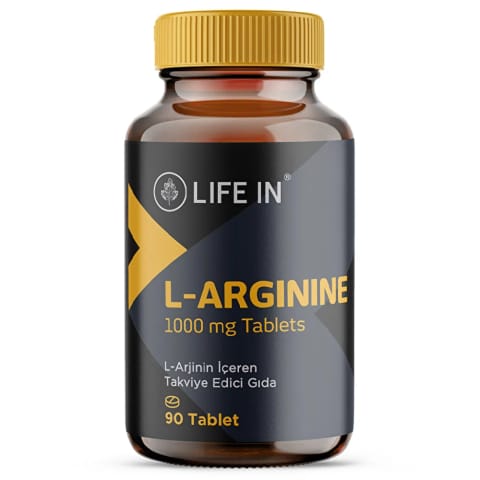 Life In Arginine 1000mg مکمل غذایی 90 قرص