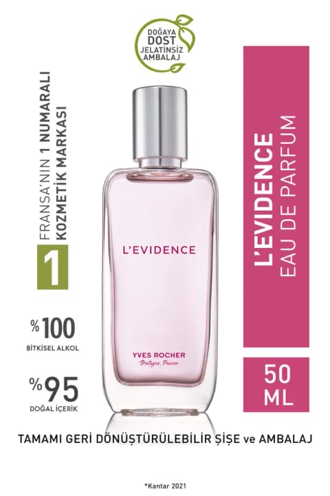 Yves Rocher L'Evidence - ادوپرفیوم 50 میلیلیتر