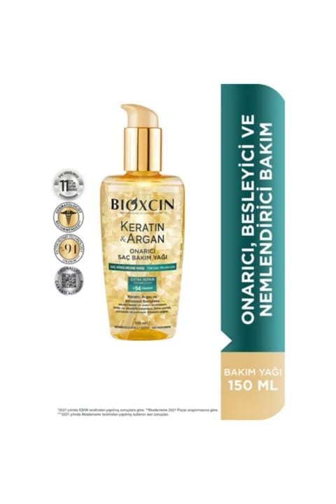Bioxcin کراتین-آرگان روغن مراقبت از مو 150 میلی‌لیتر