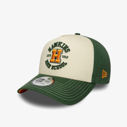 کلاه New Era Stranger Things Hawkings High 9Forty یونیسکس سبز