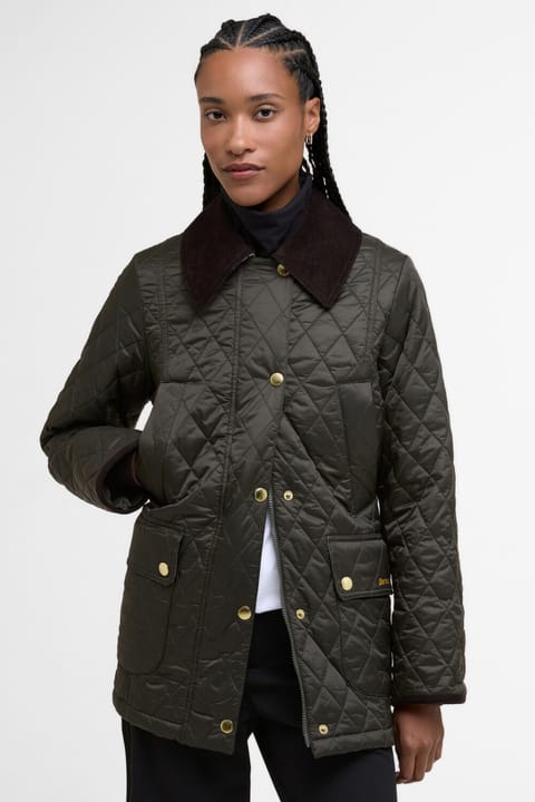 کاپشن کاپیتونه Barbour Modern Beadnell SG71 رنگ Sage-Ancient