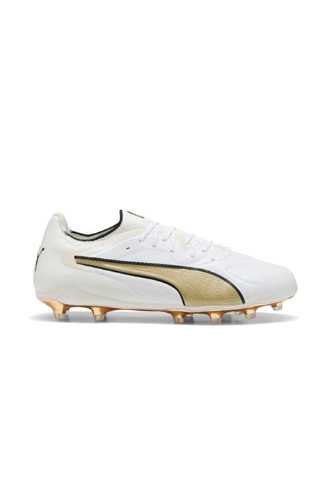 کفش فوتبال مردانه Puma King 20 Ultimate FG/AG مناسب زمین چمن چندمنظوره 10845704 سفید