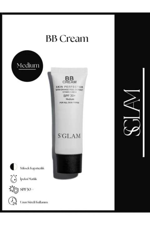 S'GLAM کرم BB با SPF 30 رنگ Medium حجم 50 میلیلیتر