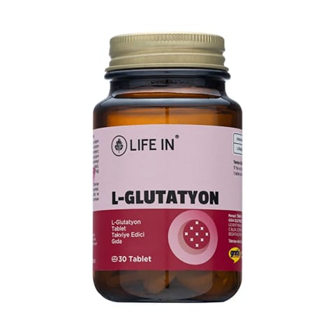 Life In L-Glutathione مکمل غذایی 30 قرص