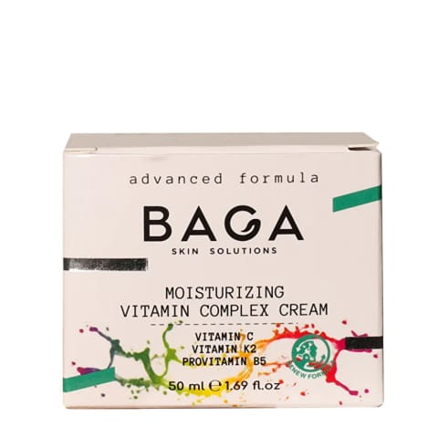 Baga کرم مرطوبکننده ویتامین کمپلکس با اثر بوتاکس ۵۰ میلیلیتر