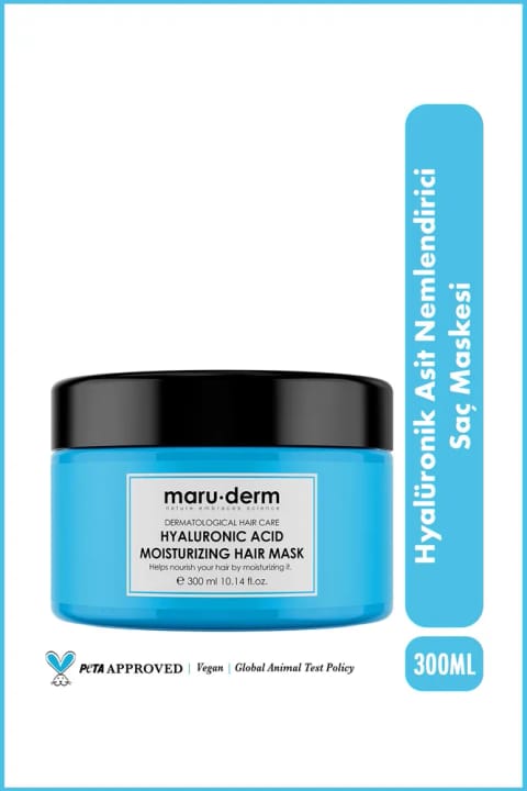 ماسک مو Maru.Derm - ماسک مو آبرسان Hyaluronic Acid 300 ML | همه...