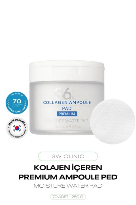 3W CLINIC سرم پد حاوی Collagen 70 عددی