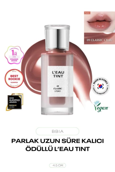 رژ تینت ماندگار BBIA L'eau Tint برنده جایزه طراحی ویژه