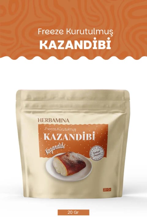 Herbamina Kazandibi فرآوریشده به روش خشککردن انجمادی - ۲۰ گرم