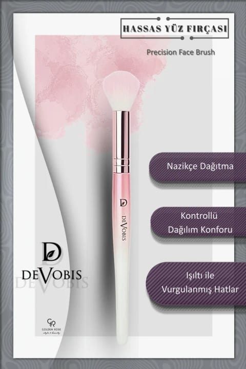 Golden Rose Devobis برس دقیق صورت