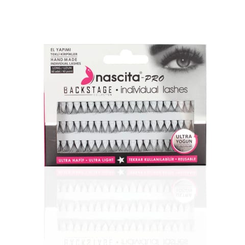 مژه مصنوعی تکعددی فوقمتراکم بلند Nascita Backstage Collection NASEYE000101