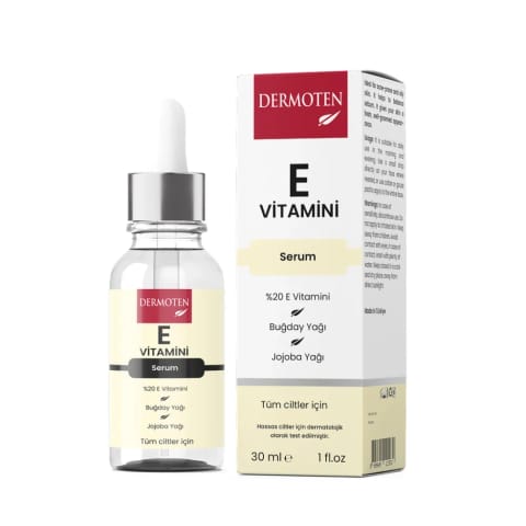 Dermoten مرطوبکننده سرم ویتامین E 30 میلیلیتر