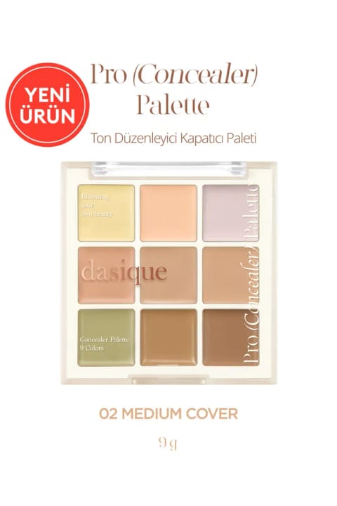 dasique پالت کانسیلر کرمی چندمنظوره Pro Concealer