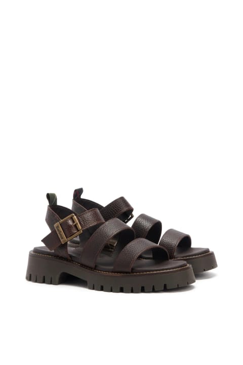 صندل Barbour Gabby BR96 قهوهای تیره