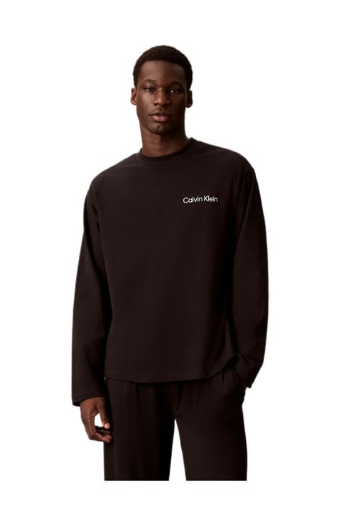 تی‌شرت آستین بلند یقه گرد مردانه Calvin Klein مدل LV00NM2928 رنگ مشکی