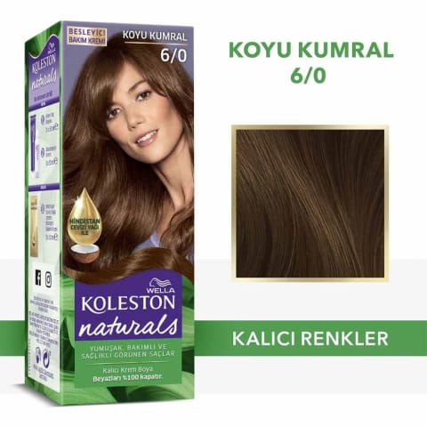 Wella Koleston Naturals رنگ مو 6/0 قهوهای تیره