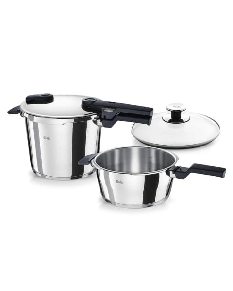 زودپز Fissler Vitaquick Glossy ۶ + ۳,۵ لیتر مشکی