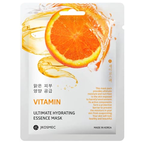 ماسک صورت ویتامینه آبرسان JKosmec مدل Hydrating Vitamin کره ۲۵ میلیلیتری