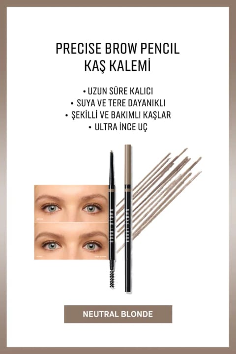 BOBBI BROWN مداد ابرو دقیق - بلوند خنثی