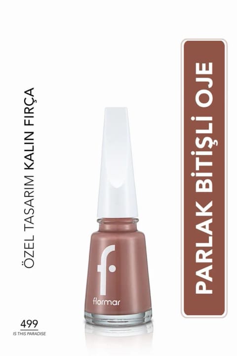 Flormar کلاسیک براق با پیگمنت بالا - Nail Enamel - 499 Is This...