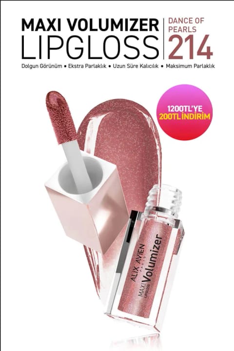 Alix Avien Maxivolumizer Lipgloss 214 - Dance Of Pearls - ماندگار و مرطوبکننده...