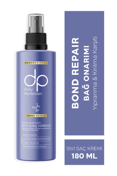 کرم موی مایع بدون آبکشی Bond Repair دی‌پی دیلی پرفکشن 180 میلی‌لیتر