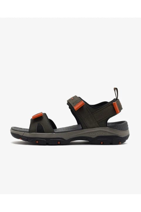SKECHERS RELAXED FIT: TRESMEN - RYER سندل مردانه کاکی 205112 OLV