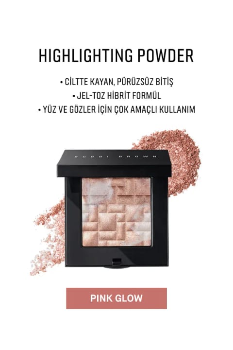 پودر هایلایتر Inci Pigmentli برند BOBBI BROWN - Pink Glow
