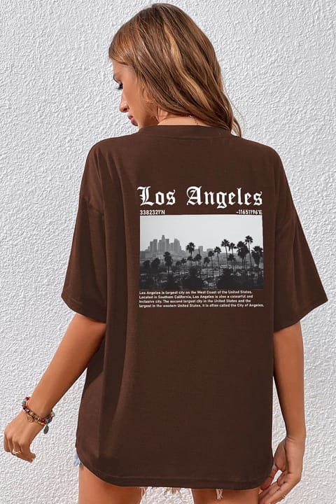 تی‌شرت طراحی Los Angles یونیسکس uyguntarz