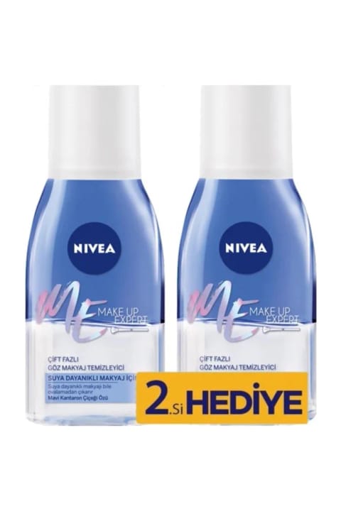 NIVEA Make Up Expert پاککننده دو فاز آرایش چشم ۱۲۵ میلیلیتر (سِت ۱+۱)