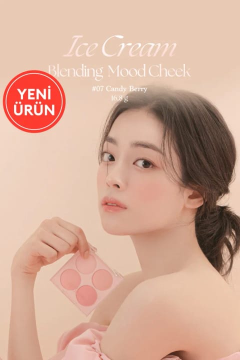 پالت رژگونه ۴ رنگ dasique با تن‌های قابل ترکیب Blending Mood — 07 Candy Berry