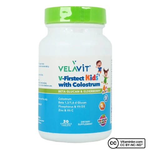 ولاویت V-Firstect Kids with Colostrum 30 قرص جویدنی
