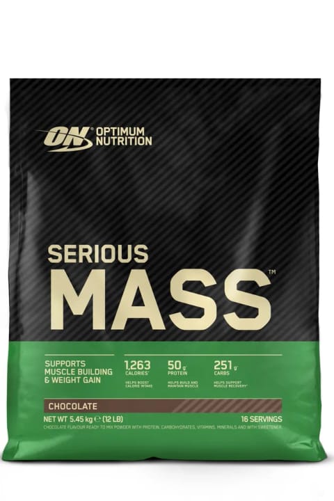 ON Optimum Nutrition Serious Mass کیلو افزا، طعم شکلات
