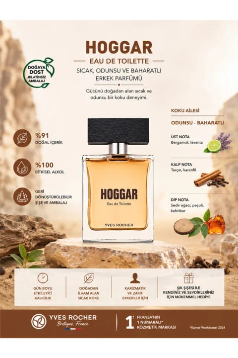Yves Rocher هوگار ادو تویلت مردانه ۵۰ میلیلیتر
